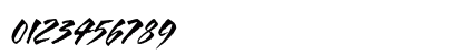 Blaze ITC Italic Numeric Preview