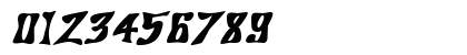 BigDaddyExtended Oblique Numeric Preview