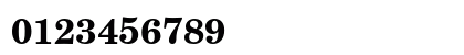 Century Schoolbook Bold Numeric Preview