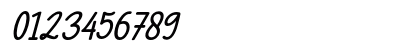 Childa Sans Bold Italic Numeric Preview