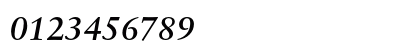 Classical Garamond Bold Italic Preview