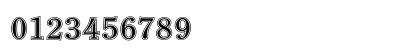 ITC Clearface Contour Numeric Preview
