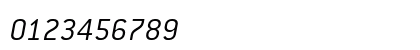 ConduitITCStd LightItalic Numeric Preview