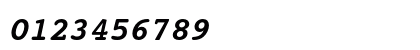 Courier 10 Pitch Bold Italic Numeric Preview