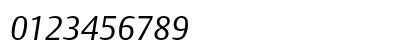 DTLArgoT LightItalic Numeric Preview