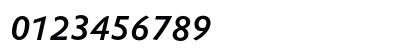 DTLProkyonTMedium Italic Numeric Preview