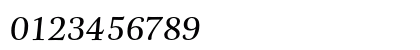 DTLUnicoT Italic Preview