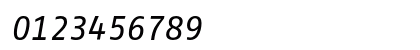 FagoNoTf ItalicCaps Numeric Preview