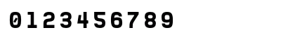 FauxCRA Bold Numeric Preview