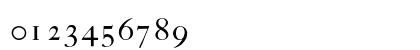 FCaslon Fortytwo ITC Std Regular Numeric Preview