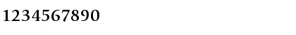 ITC Galliard Std Bold Numeric Preview
