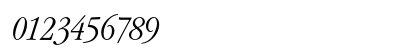 Garamond ITC Condensed BQ Regular Numeric Preview