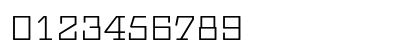 Geometric CG Light Regular Numeric Preview