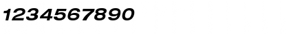 Helvetica Neue 73 Bold Extended Oblique Font
