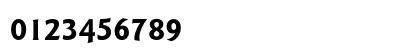 GoudySansEF Bold Numeric Preview