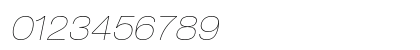 Helvetica Neue LT Pro 23 Ultra Light Extended Oblique Preview