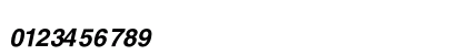 HelvFE BoldOblique Numeric Preview