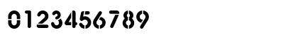 Hiruko Stencil Regular Numeric Preview