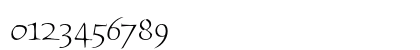 Humana Serif ITC Light Numeric Preview
