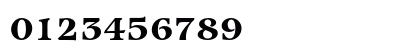 Isbell ITC Std Bold Numeric Preview