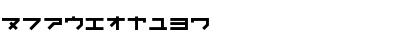 Kunstware Katakana Font
