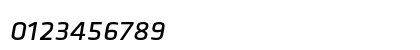 Klavika Reg Caps Italic Numeric Preview