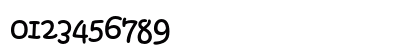 KristenNotSoITC Regular Numeric Preview