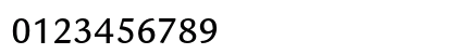 LegacySansEF Medium Numeric Preview