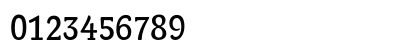 LexiconGothic Regular Numeric Preview