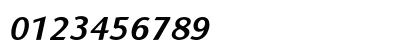 Linex Sans Std Italic Numeric Preview