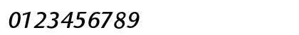 Linex Sans Std Light Italic Numeric Preview