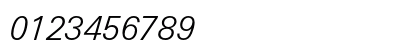 LinotypeUnivers BasicLightItalic Preview