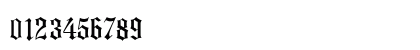 Koenigsberger Gotisch Regular Numeric Preview