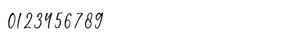 Maya Regular Numeric Preview