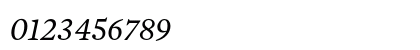 Mercury Text G1 Italic Preview