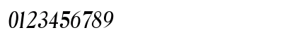 Blue Ridge SF Italic Numeric Preview