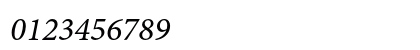 Minion Pro Italic Caption Preview