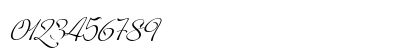 Ministry Script Regular Numeric Preview
