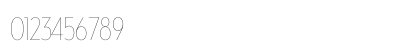 Neutraface Condensed Thin Alt Numeric Preview