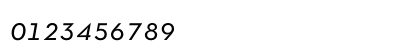 Neutra Text TF SC Italic Numeric Preview