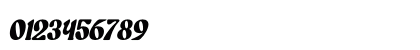 Nostalgic Remain Italic Numeric Preview