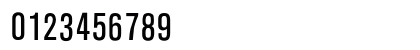 OPTIAkroGrotesk-Cond Regular Numeric Preview