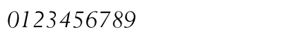 OPTIBerling ItalicAgency Numeric Preview