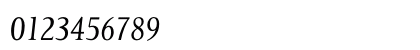 Pan DaMa Expert Italic Numeric Preview