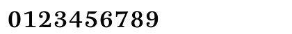 PB6PS RomanTF Numeric Preview