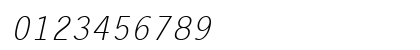 LetterGothicSlanted RomanItalic Preview