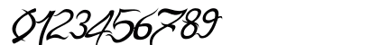 Psycho Italic Numeric Preview
