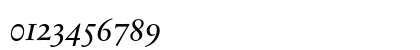 SabonNext RW OsFDemi Italic Numeric Preview