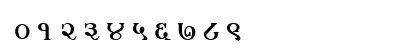 AkrutiDevArjun Bold Numeric Preview
