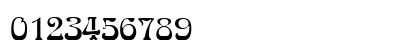 ArtDecoLightSSK Regular Numeric Preview